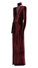Carica l'immagine nel visualizzatore di Gallery, AGATA ABITO VELLUTO