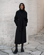 Carica l'immagine nel visualizzatore di Gallery, JACKIE cappotto HABERI nero